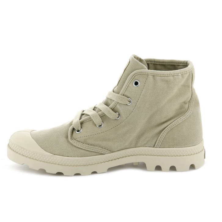 Palladium Pampa Hi Women's Boots Light Green | UK U981-AHL